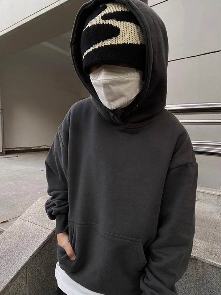 Men Beanies Knit Y2k Hip Hop Graphic Caps Streetwear Winter Gothic - Jeetskee