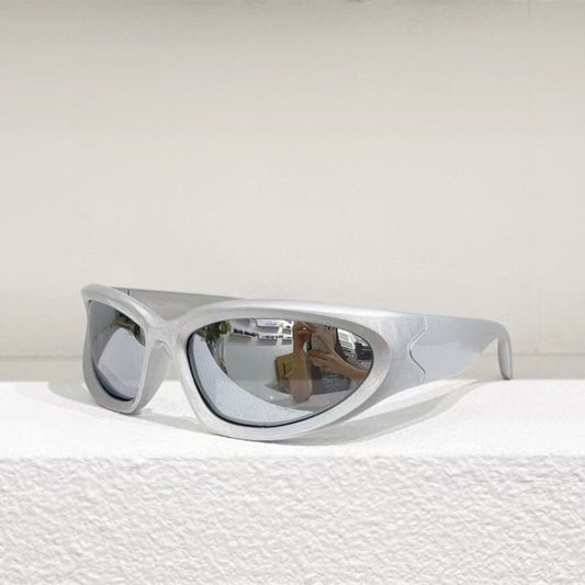 New Y2K Sports Punk Sunglasses Women Designer Square Goggle Men Luxury - Jeetskee