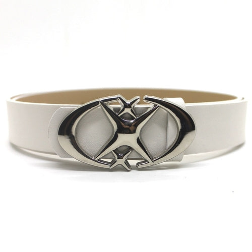 Punk Moon Star Buckle Belt Design Cross Metal Vintage Gothic Men Women - Jeetskee