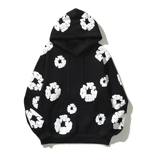 Wreath Hoodies Y2k Men Streetwear 3D Foam Cotton Women Sweatshrts - Jeetskee