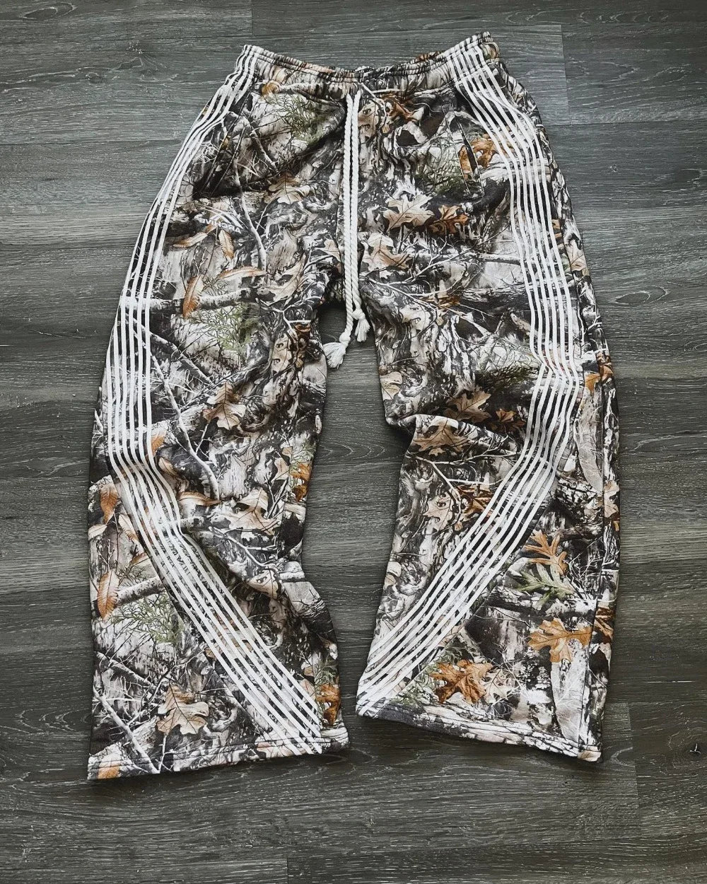 Streetwear Women Y2K Pants Gothic Hip Hop Retro Camo Graphic Baggy - Jeetskee