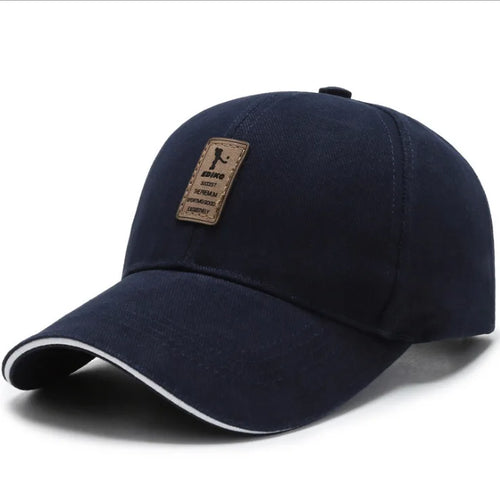 Summer Women Men Structured Baseball Cap Solid Cotton Adjustable - Jeetskee