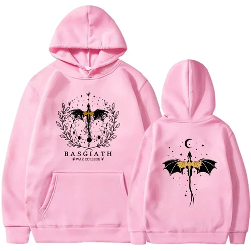 Basgiath War College Cotton Hoodies Fourth Wing Women Men Clothing - Jeetskee