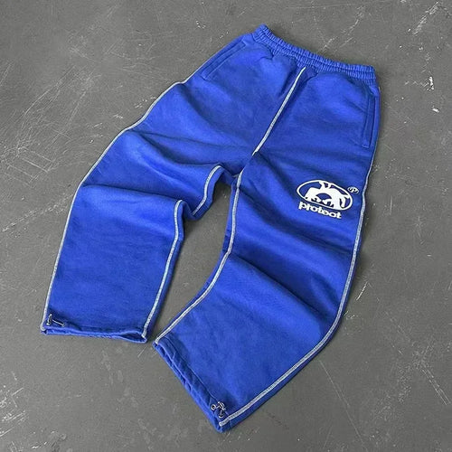 New Protect Series Casual Pants Cargo Streetwear Women Embroidered - Jeetskee