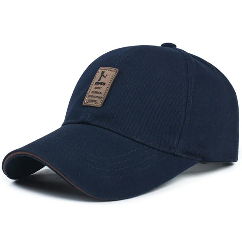 Summer Women Men Structured Baseball Cap Solid Cotton Adjustable - Jeetskee