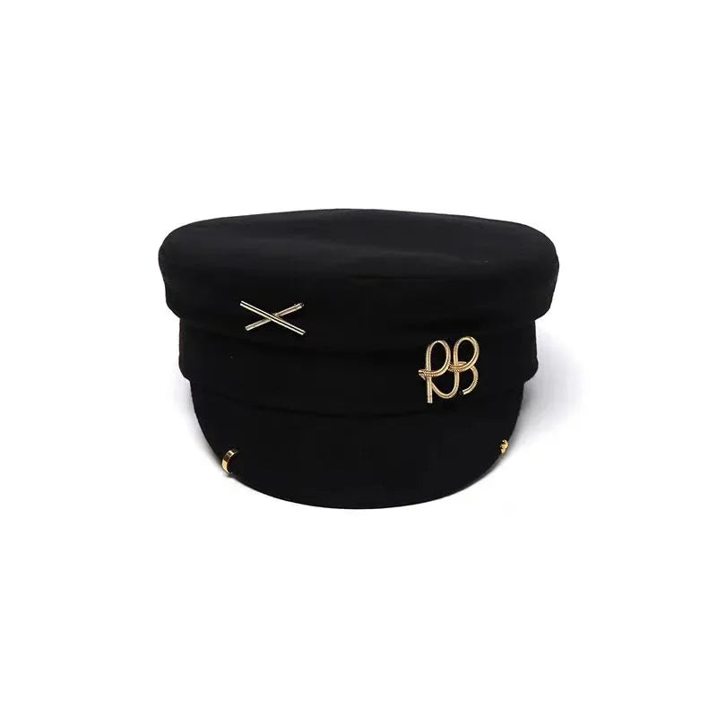 Y2K Brand Designer Newsboy Cap Earrings Hats for Women Sun Hat Letter - Jeetskee