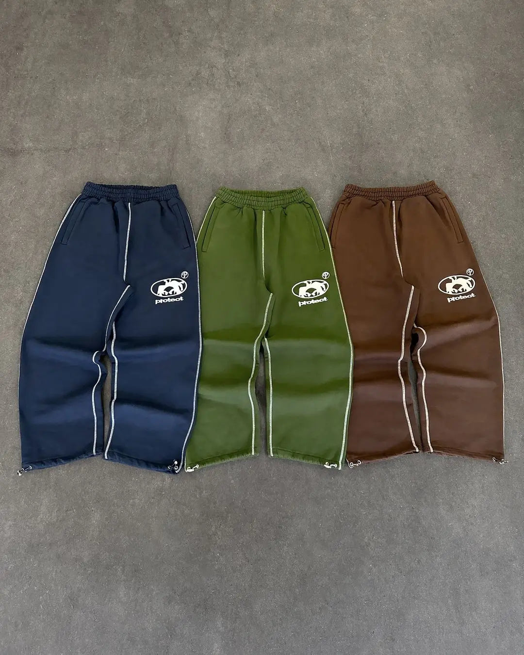 New Protect Series Casual Pants Cargo Streetwear Women Embroidered - Jeetskee
