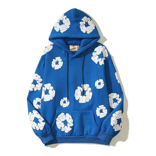 Wreath Hoodies Y2k Men Streetwear 3D Foam Cotton Women Sweatshrts - Jeetskee