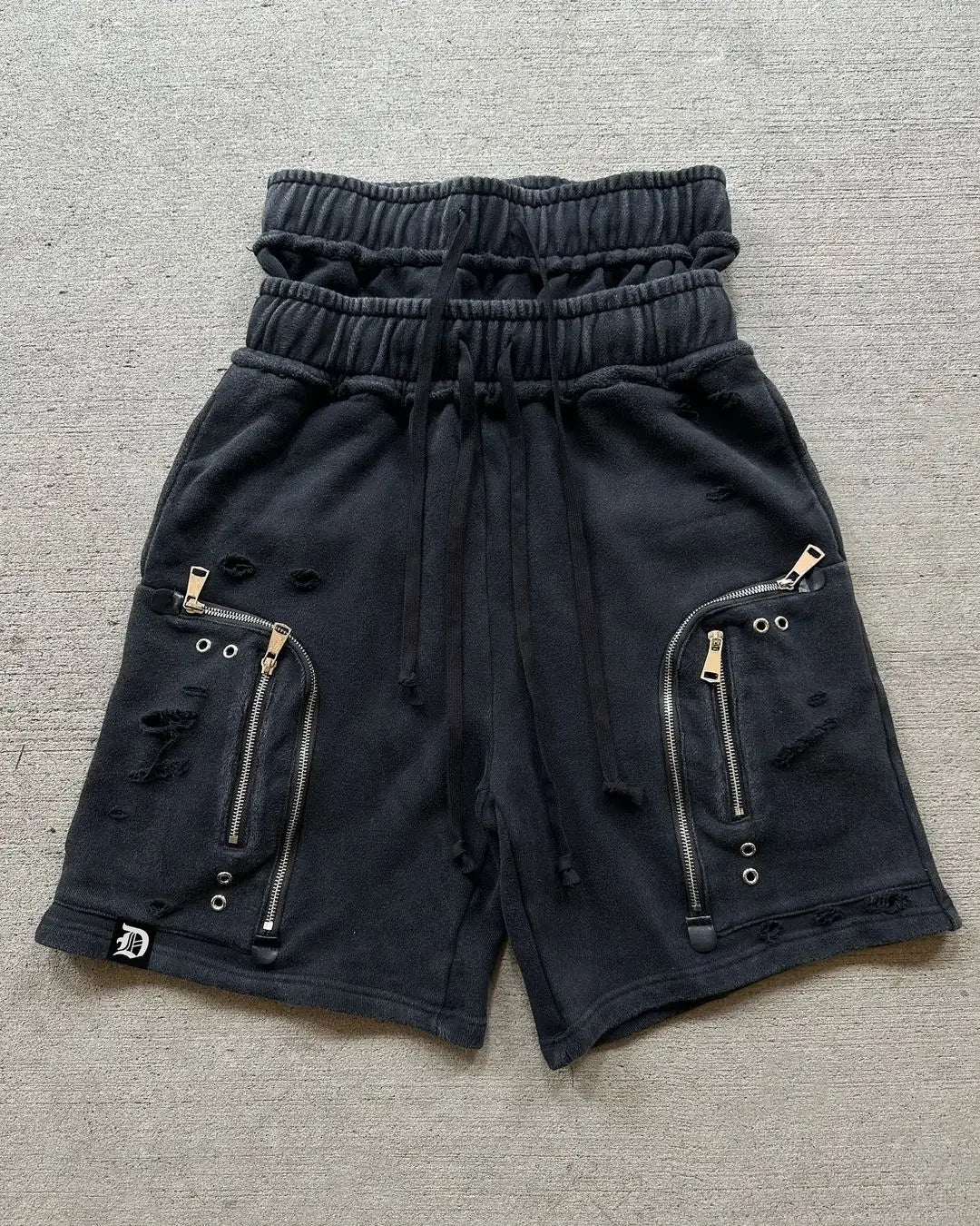 High Street Hip Hop Streetwear New Two Piece Set Hoodies and Shorts - Jeetskee