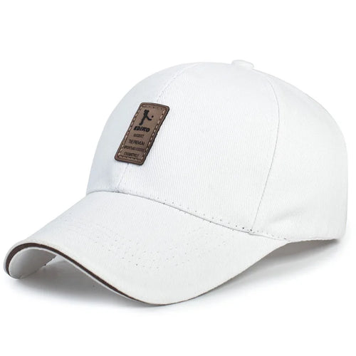 Summer Women Men Structured Baseball Cap Solid Cotton Adjustable - Jeetskee