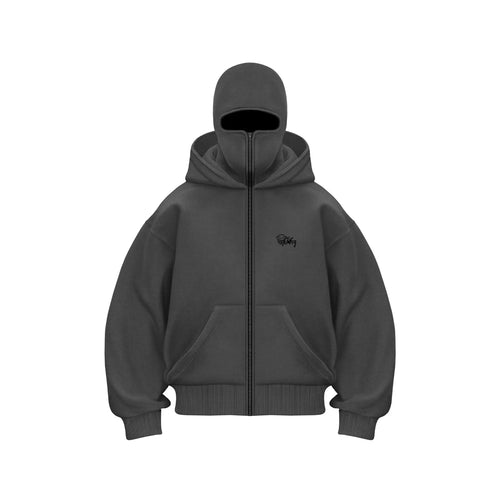 Hip Hop Men's hoodie Hooded zipper Jacket Gothic star Printing - Jeetskee