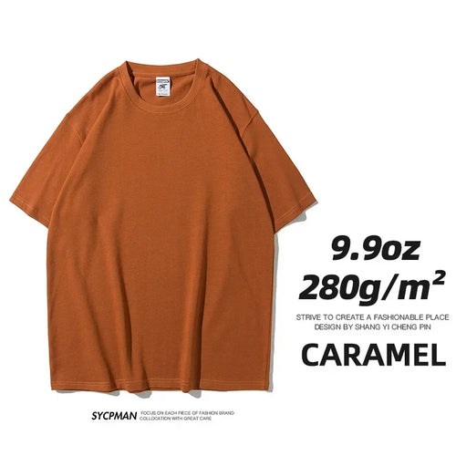 Sypcman Oversized T-Shirt 9.9oz 280 Grams Heavy High Qualtity Men - Jeetskee