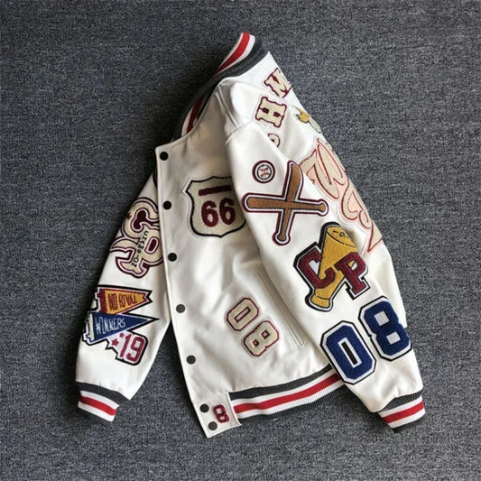 New original men's spring and autumn baseball uniform Y2K retro trendy - Jeetskee