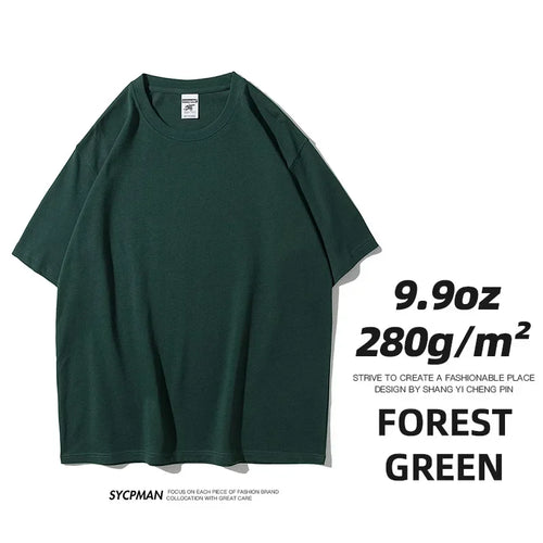 Sypcman Oversized T-Shirt 9.9oz 280 Grams Heavy High Qualtity Men - Jeetskee