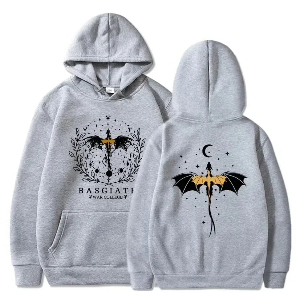 Basgiath War College Cotton Hoodies Fourth Wing Women Men Clothing - Jeetskee