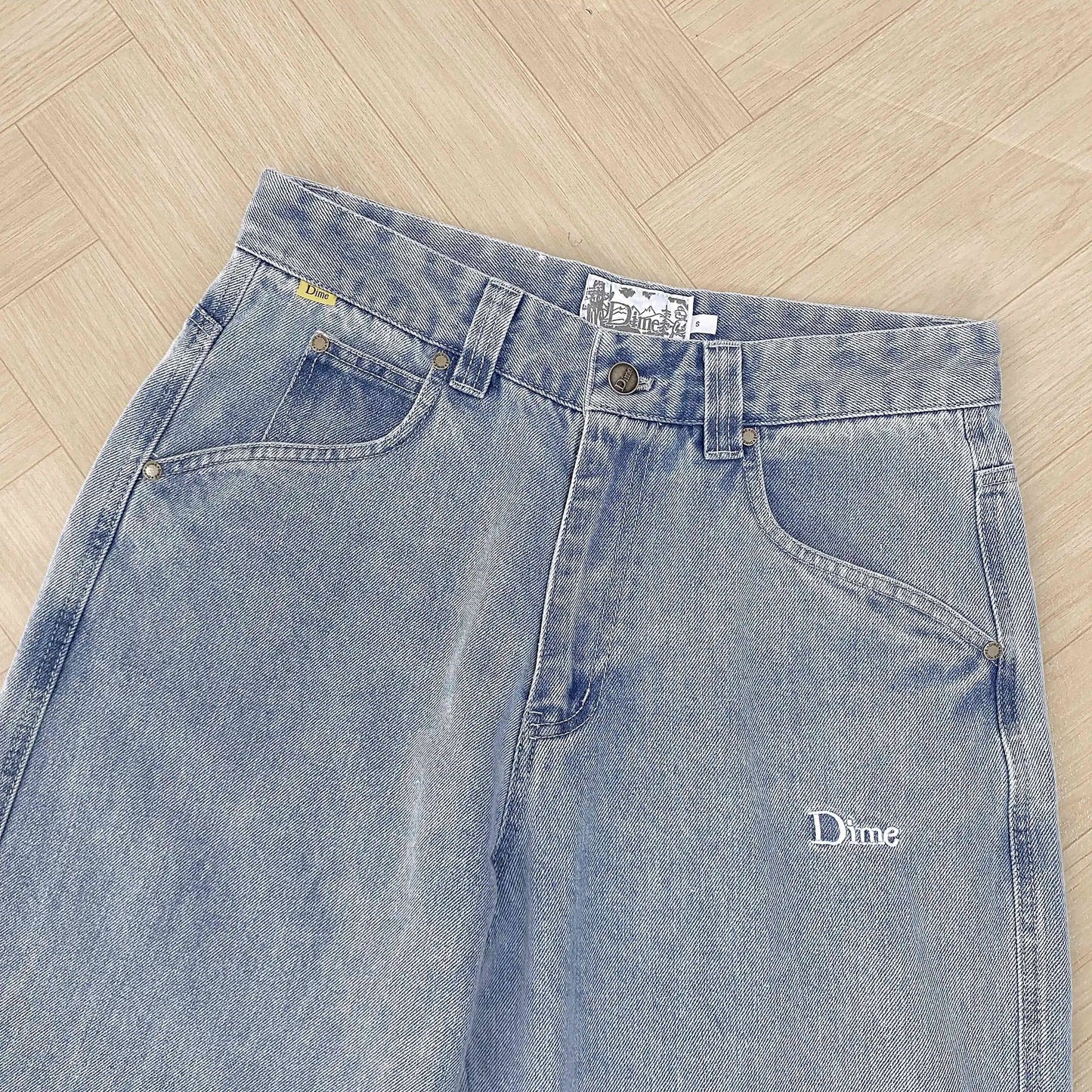 2024 Y2K Dime Jeans for Men Dime Skate Baggy Jeans Embroidery Denim - Jeetskee