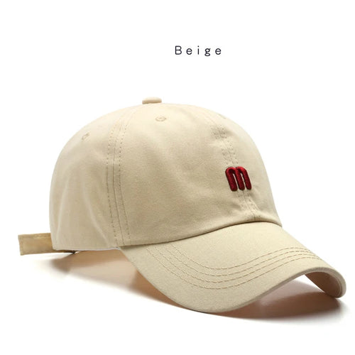 Fashion 100% Cotton Baseball Cap for Men and Women Letters Embroidered - Jeetskee