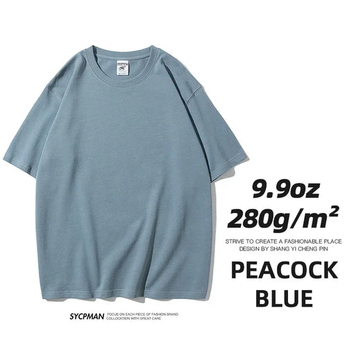 Sypcman Oversized T-Shirt 9.9oz 280 Grams Heavy High Qualtity Men - Jeetskee