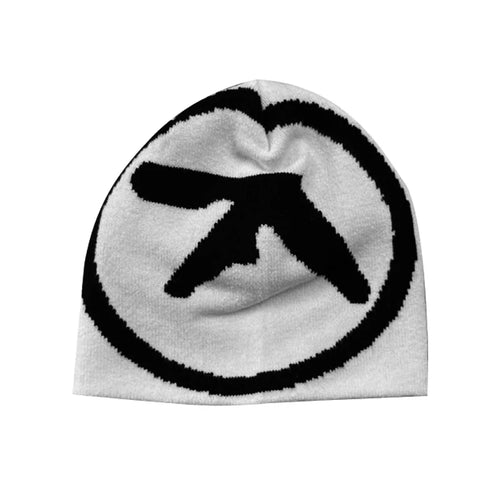 Aphex Twin Women Hat Knitting Beanies Caps For Men Y2k Streetwear - Jeetskee
