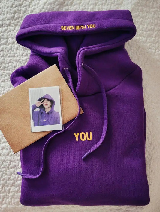 2024 Original  Hoodie Printed Seven With You 13 You Never Walk Alone - Jeetskee