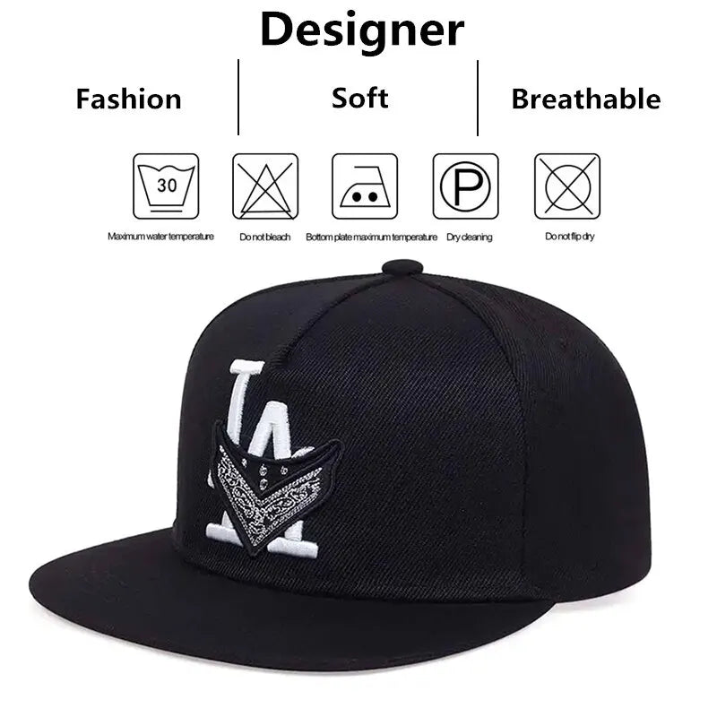 Unisex Ninja Embroidery Hip-hop Hats Outdoor Adjustable Casual - Jeetskee