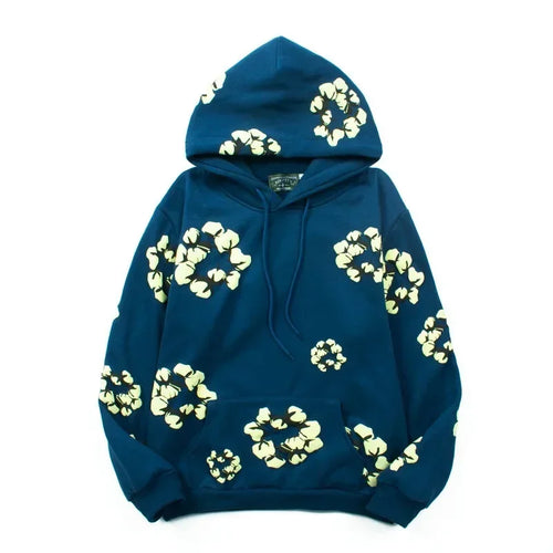 Wreath Hoodies Y2k Men Streetwear 3D Foam Cotton Women Sweatshrts - Jeetskee