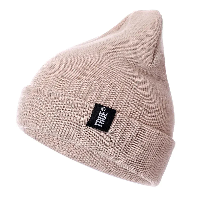 Letter True 10 Colors Casual Beanies for Men Women Fashion Knitted - Jeetskee