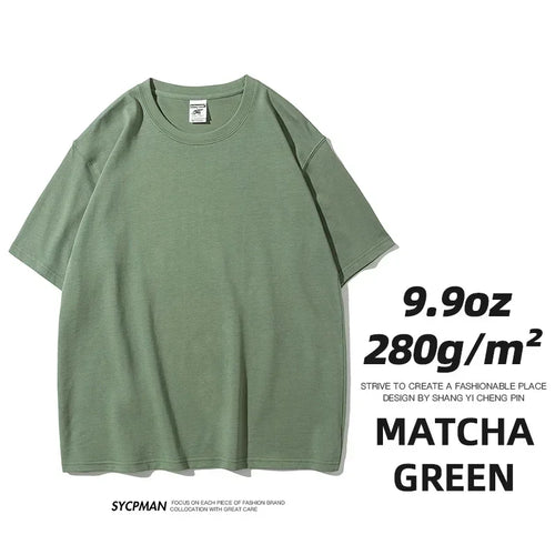 Sypcman Oversized T-Shirt 9.9oz 280 Grams Heavy High Qualtity Men - Jeetskee