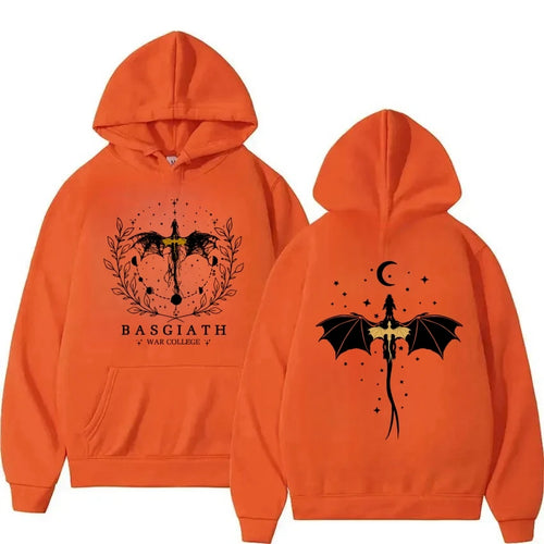 Basgiath War College Cotton Hoodies Fourth Wing Women Men Clothing - Jeetskee