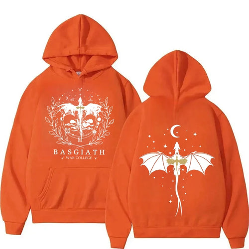 Basgiath War College Cotton Hoodies Fourth Wing Women Men Clothing - Jeetskee