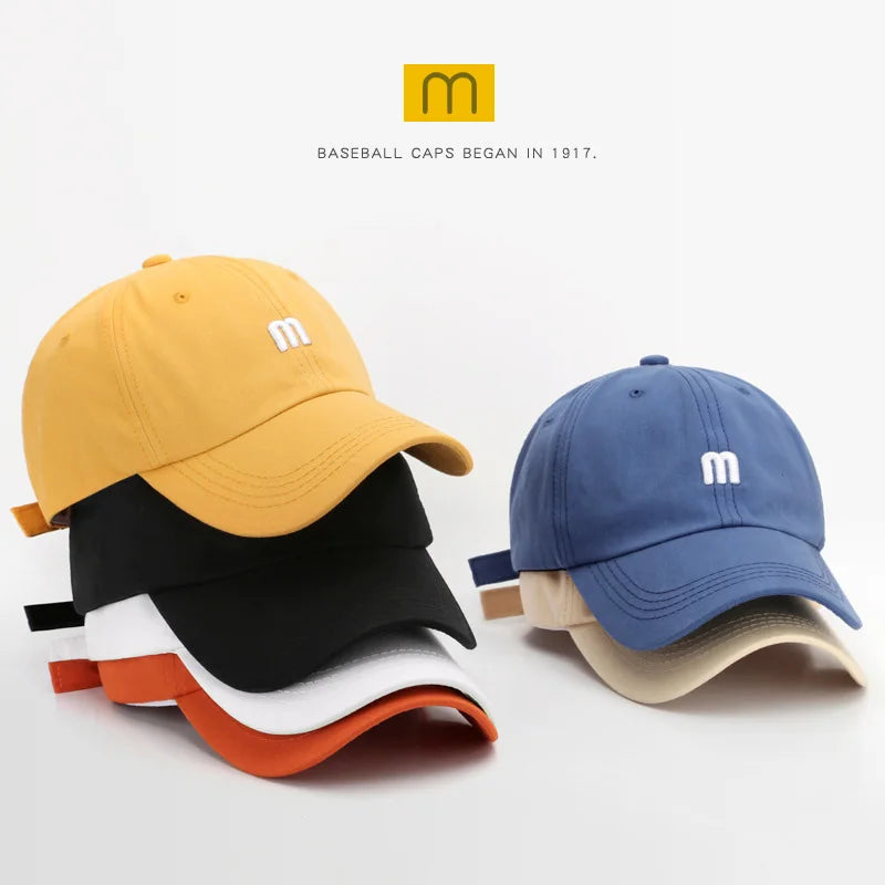 Fashion 100% Cotton Baseball Cap for Men and Women Letters Embroidered - Jeetskee