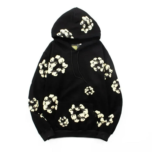 Wreath Hoodies Y2k Men Streetwear 3D Foam Cotton Women Sweatshrts - Jeetskee