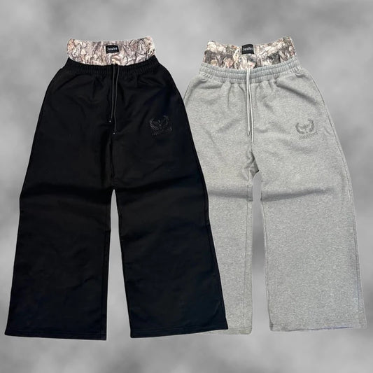 Y2K Trend Sweatpants Camouflage Embroidered Pattern Streetwear Men - Jeetskee