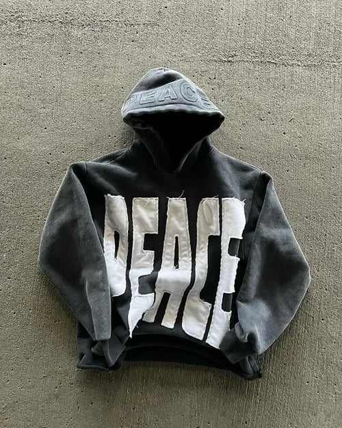 Y2K Zip Up Hoodie Men Women Harajuku Hip Hop New Fashion Patch - Jeetskee
