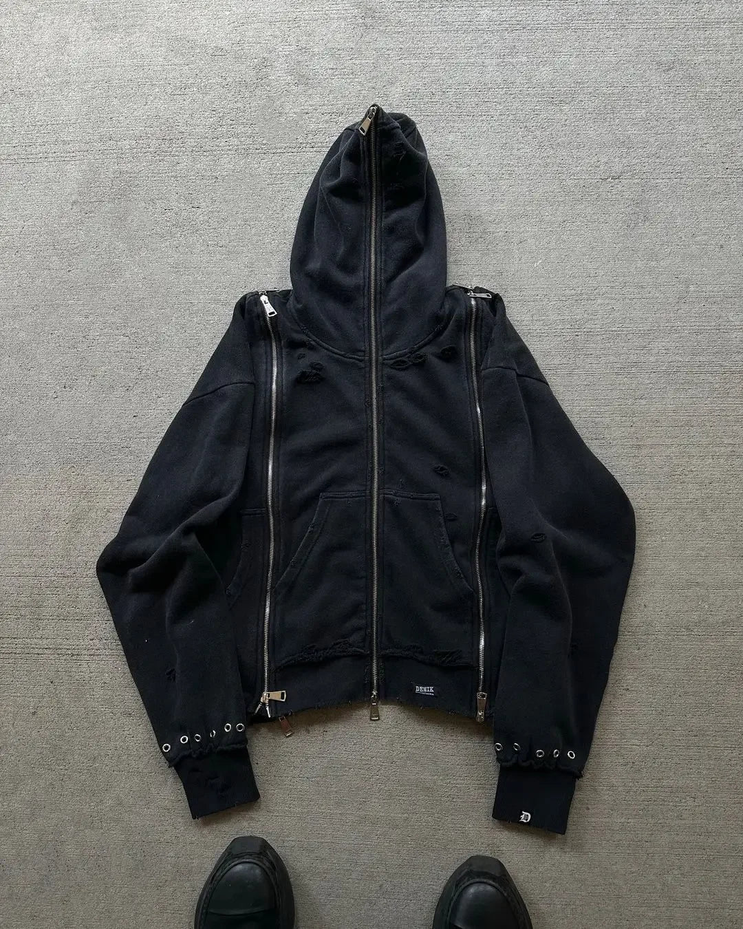 High Street Hip Hop Streetwear New Two Piece Set Hoodies and Shorts - Jeetskee