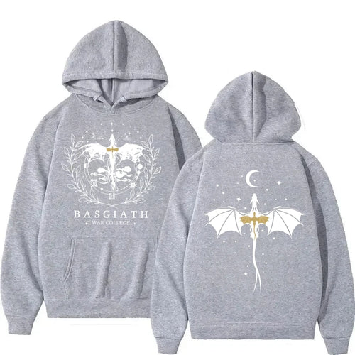 Basgiath War College Cotton Hoodies Fourth Wing Women Men Clothing - Jeetskee