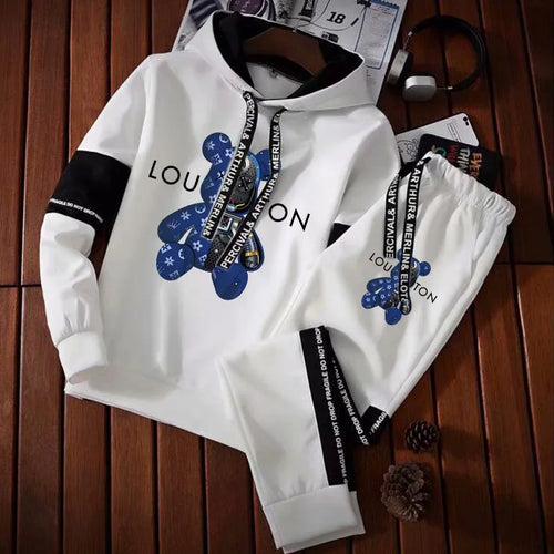 Men's clothing High Quality Hoodies Sports Suits Tracksuit Man Hooded - Jeetskee