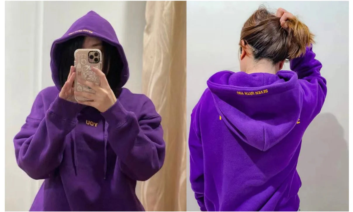 2024 Original  Hoodie Printed Seven With You 13 You Never Walk Alone - Jeetskee