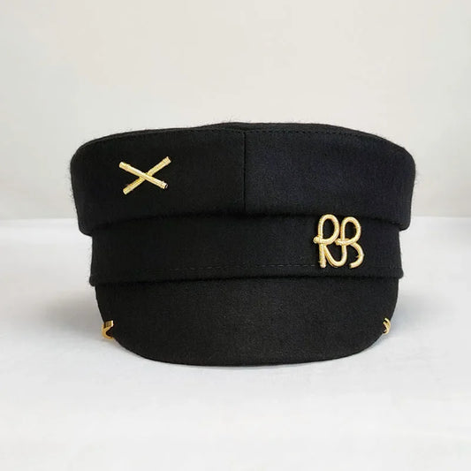 Y2K Brand Designer Newsboy Cap Earrings Hats for Women Sun Hat Letter - Jeetskee