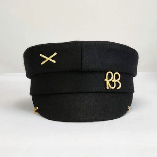 Y2K Brand Designer Newsboy Cap Earrings Hats for Women Sun Hat Letter - Jeetskee