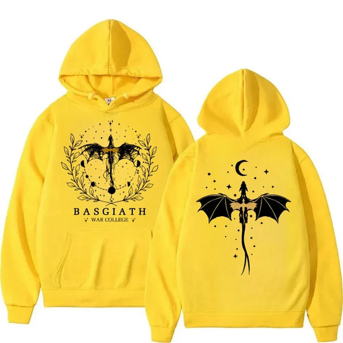 Basgiath War College Cotton Hoodies Fourth Wing Women Men Clothing - Jeetskee