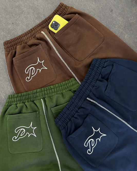 New Protect Series Casual Pants Cargo Streetwear Women Embroidered - Jeetskee