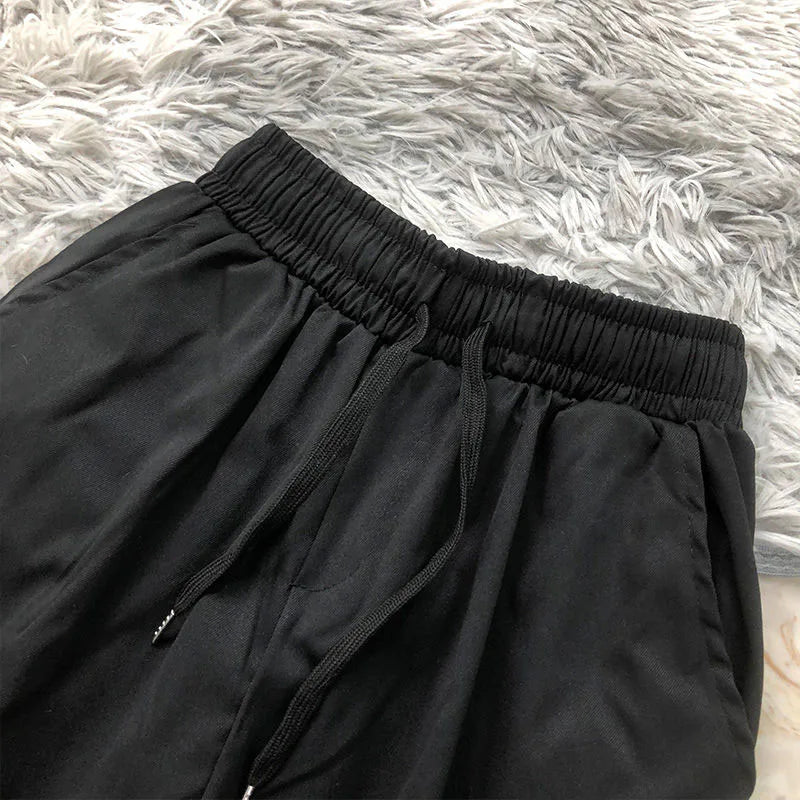 Lucyever Black White Summer Cargo Shorts Women Harajuku Streetwear - Jeetskee