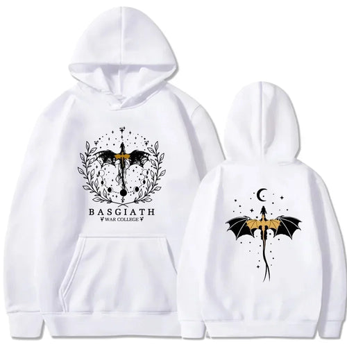 Basgiath War College Cotton Hoodies Fourth Wing Women Men Clothing - Jeetskee