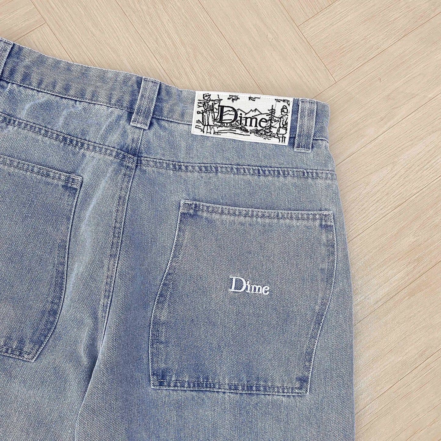 2024 Y2K Dime Jeans for Men Dime Skate Baggy Jeans Embroidery Denim - Jeetskee