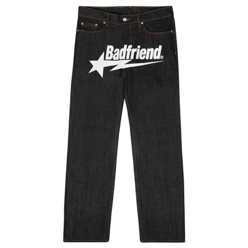 Y2k Men Retro Harajuku Clothing 2023 New Baggy Casual Wide Leg Jeans - Jeetskee