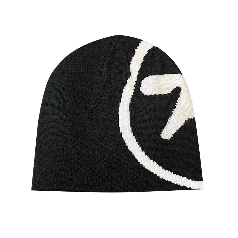 Aphex Twin Women Hat Knitting Beanies Caps For Men Y2k Streetwear - Jeetskee