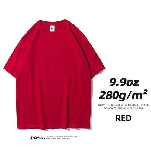 Sypcman Oversized T-Shirt 9.9oz 280 Grams Heavy High Qualtity Men - Jeetskee