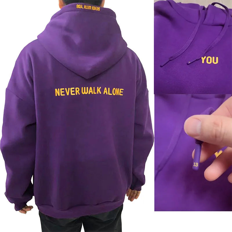 2024 Original  Hoodie Printed Seven With You 13 You Never Walk Alone - Jeetskee