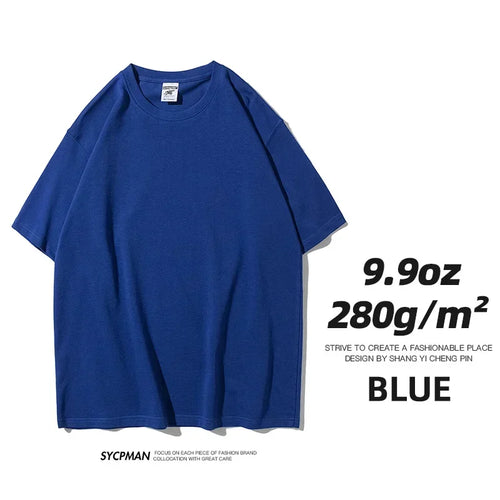 Sypcman Oversized T-Shirt 9.9oz 280 Grams Heavy High Qualtity Men - Jeetskee